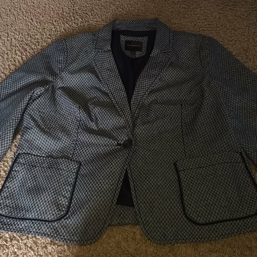 The Limited Blue Pattered Jacket